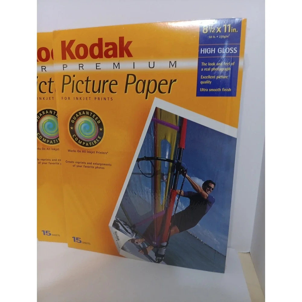 Kodak Premium Picture Paper INK JET High Gloss 8.5 x 11